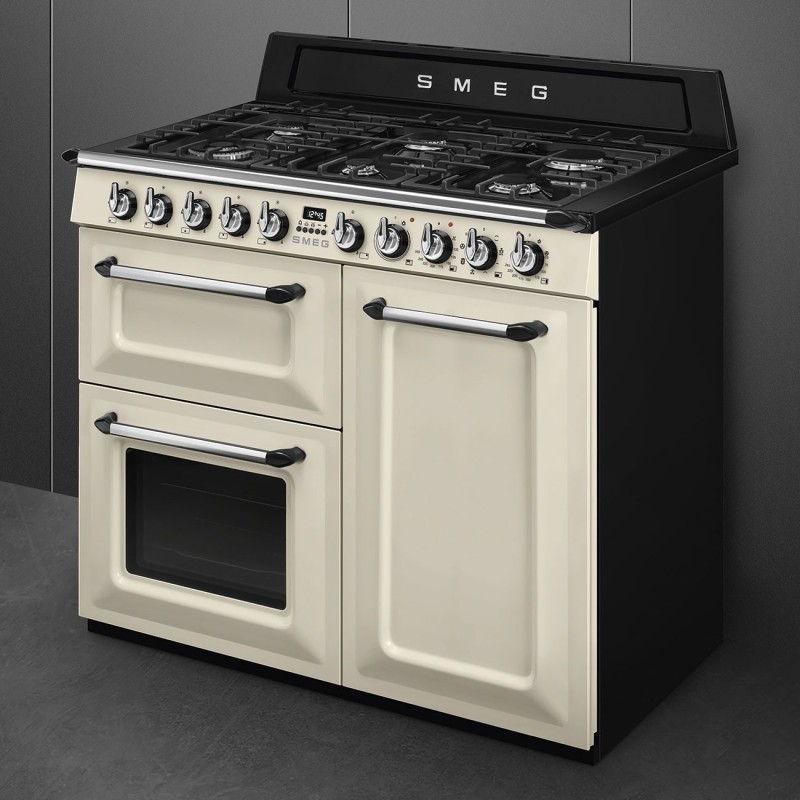Cocina Smeg TR103P,  Victoria, color cre