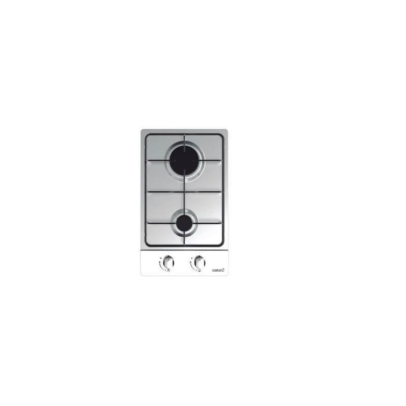 Placa Cata GI-3002 X  A, 2 quemadores de