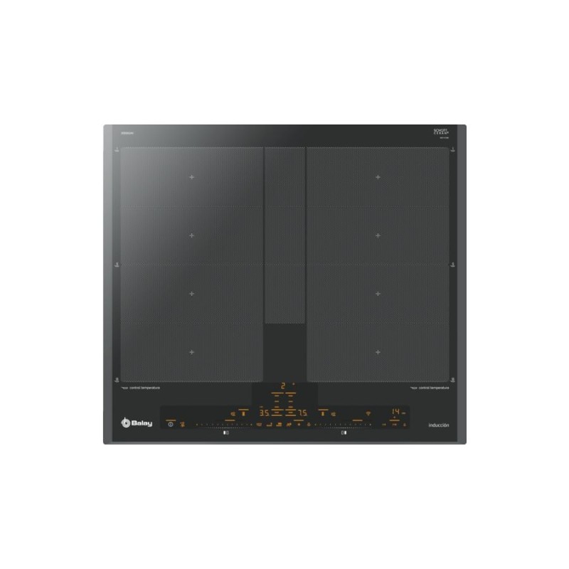 Balay 3EB960AV hobs Antracita Integrado 60 cm Con placa de inducción 2 zona(s)