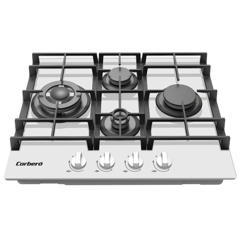 Placa Corbero CPCGM4F4122W,  60 X 52 X 10, 4 Fuego