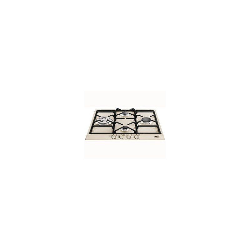 Placa Smeg SR764PO,  de Gas Cortina, col