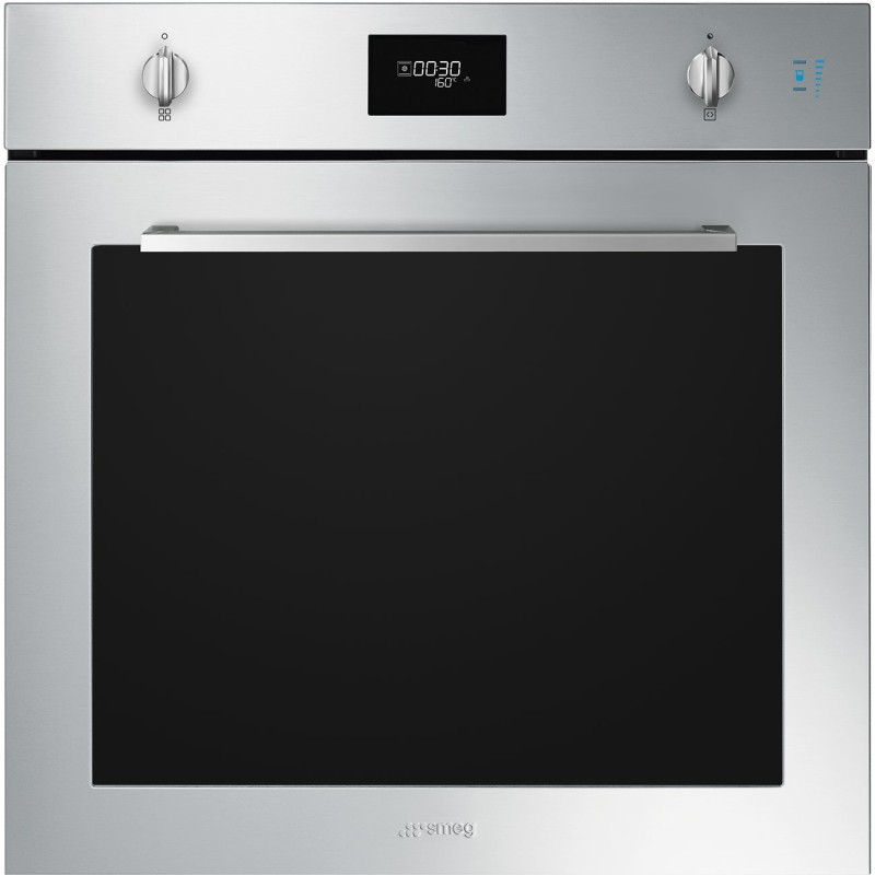 Horno Smeg SO6401S2X, que combina la coc