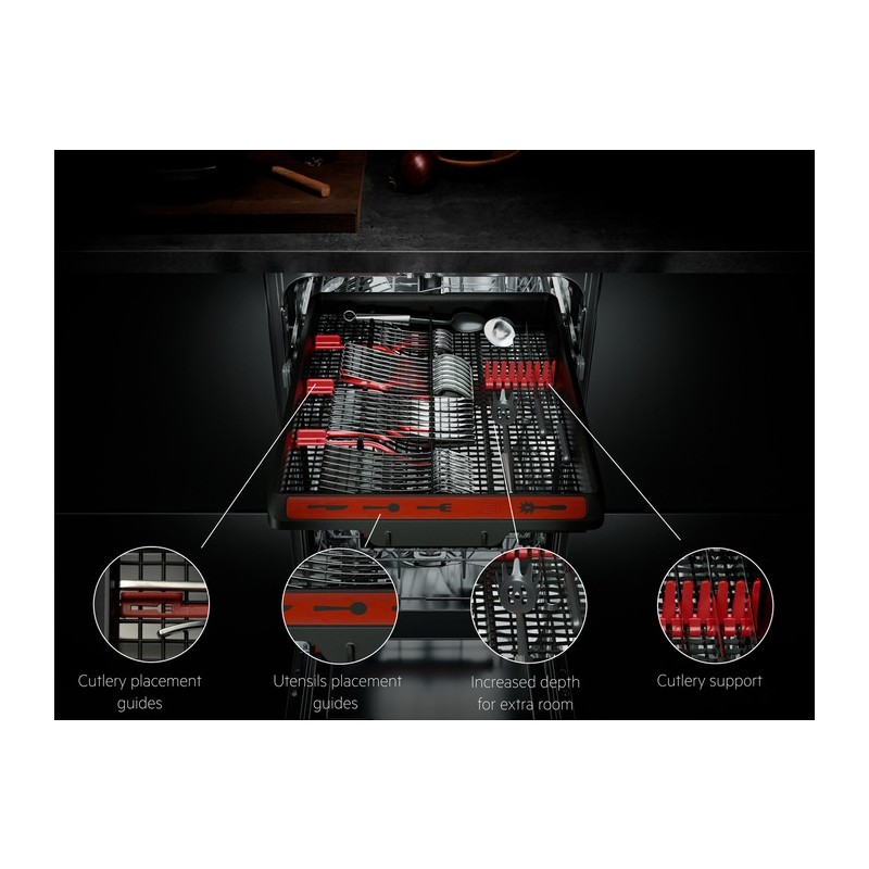 AEG FSE72507P Completamente integrado 10 cubiertos E