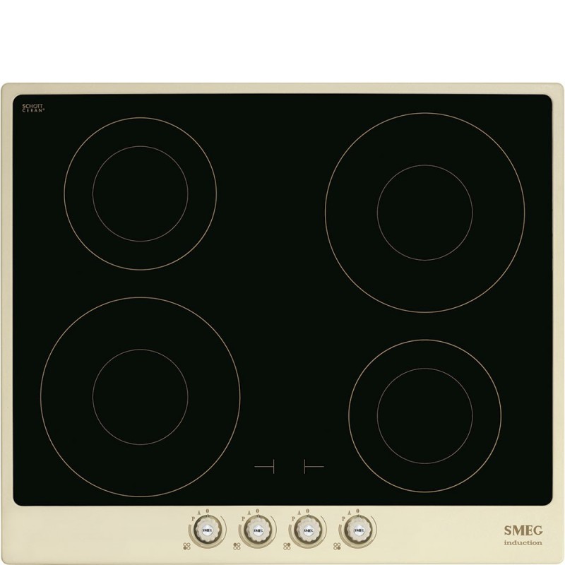 Induccion Smeg SI764POM,  Cortina color 