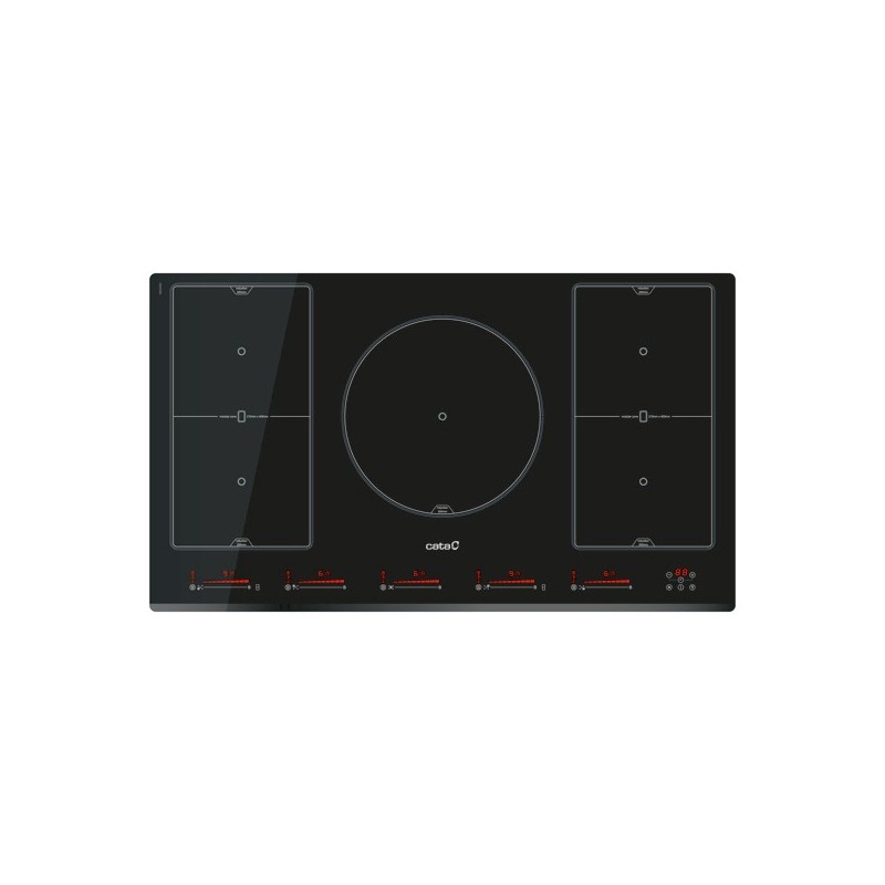 CATA INSB 9012 BK Negro Integrado 90 cm Con placa de inducción 5 zona(s)