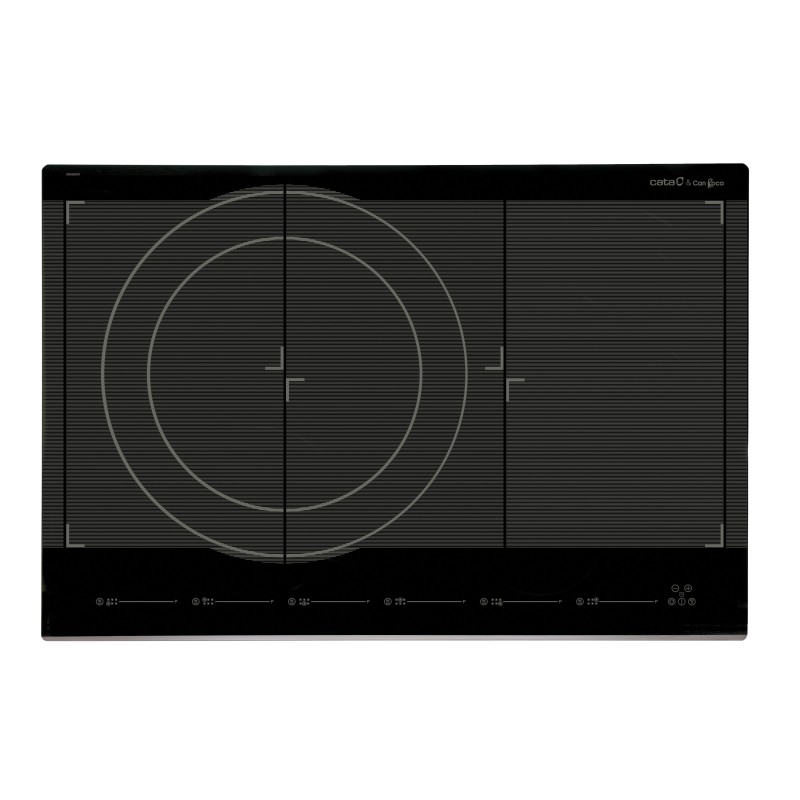 Induccion Cata GIGA 750 BK, 6 zonas de c