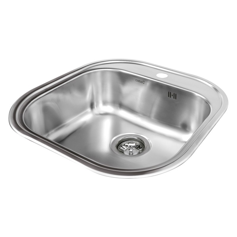 CATA CS-1 Lavabo sobre-encimera Rectangular Acero inoxidable