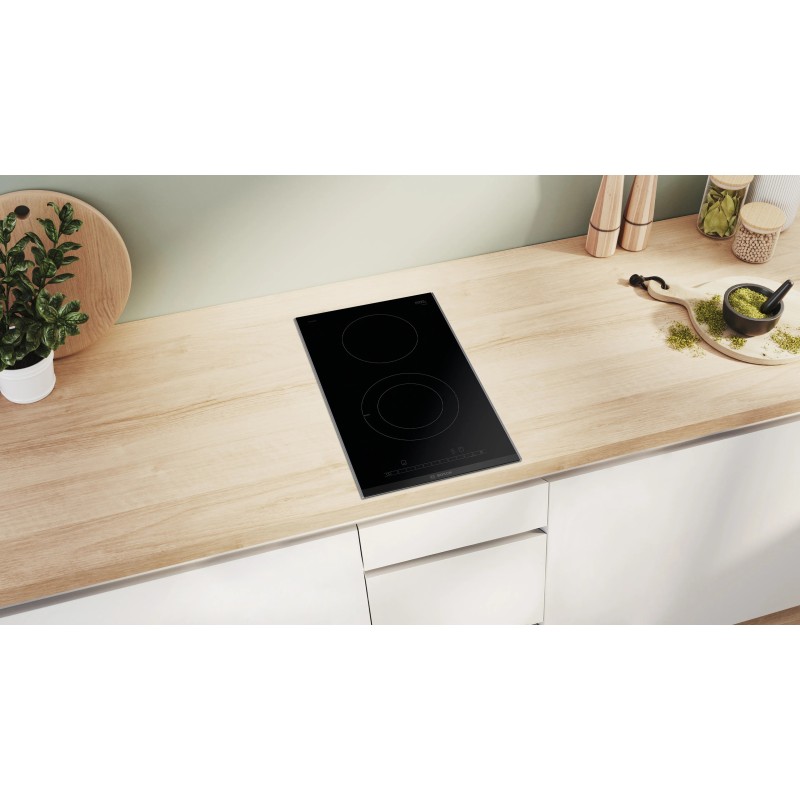 Bosch Serie 6 PKF375FP2E hobs Negro Integrado 30 cm Cerámico 2 zona(s)