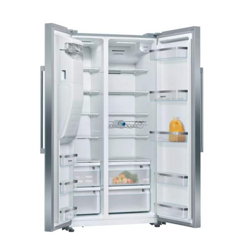 Siemens iQ500 KA93DAIEP nevera puerta lado a lado Independiente 562 L E Acero inoxidable