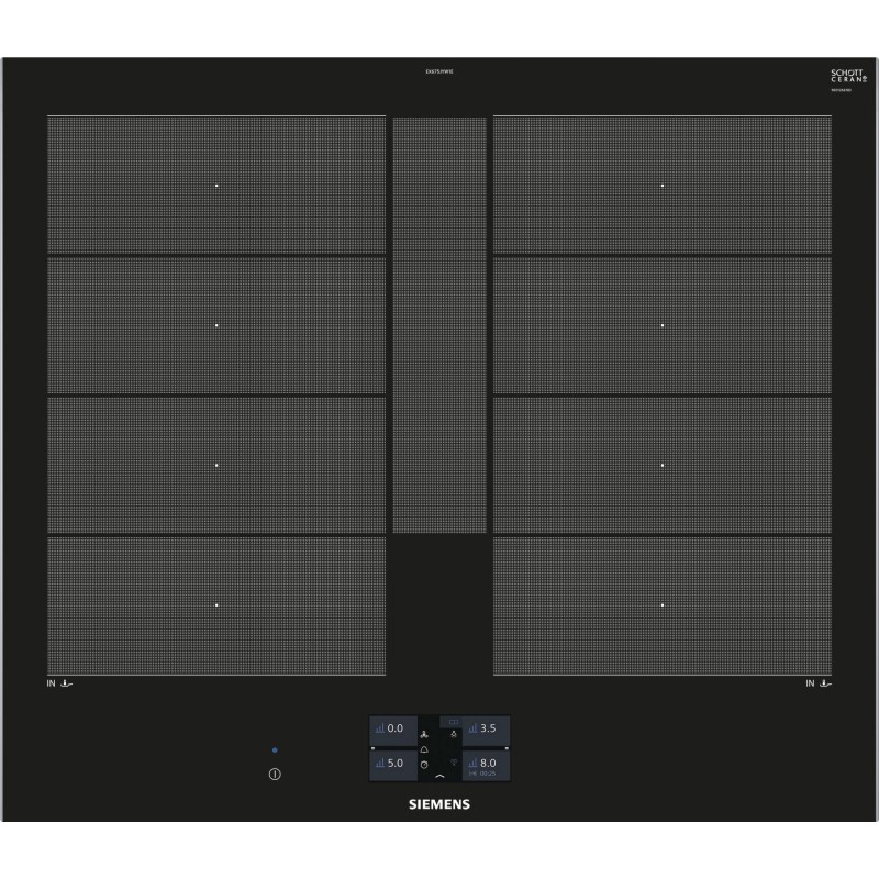 Siemens EX675JYW1E hobs Negro Integrado Con placa de inducción 4 zona(s)