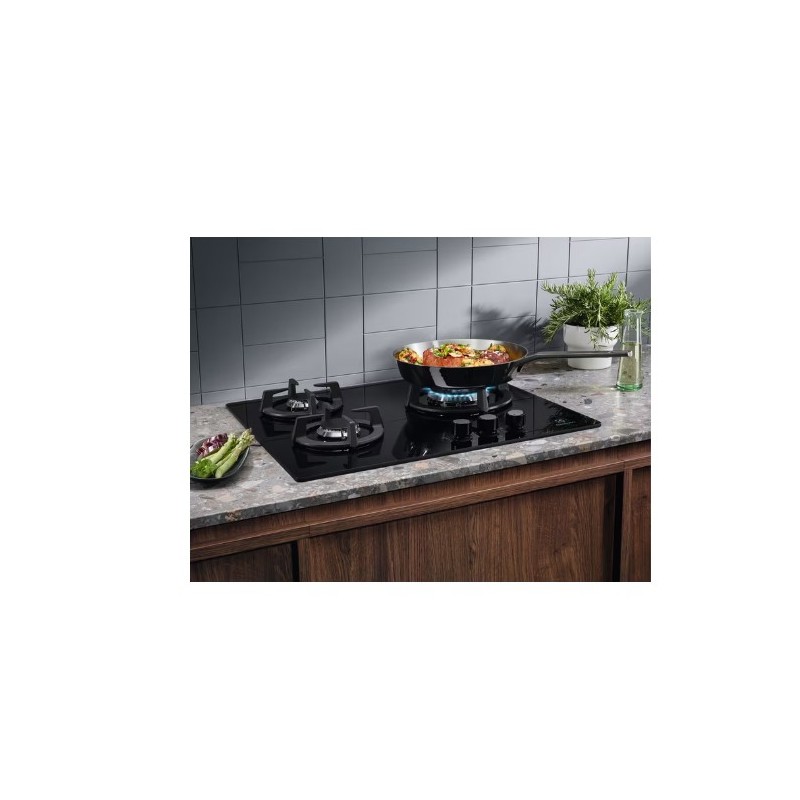 Electrolux Serie 300 KGE6633NOK Negro Integrado 60 cm Encimera de gas 3 zona(s)