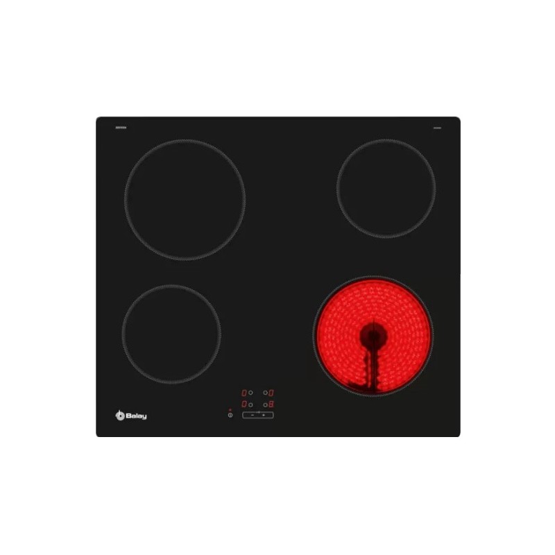 Balay 3EB761EN hobs Negro Integrado 59.2 cm Cerámico 4 zona(s)