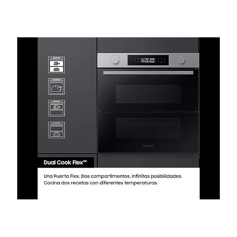 Horno Samsung NV7B5750TDKU1, PirolÃ­tico ( y a vapo