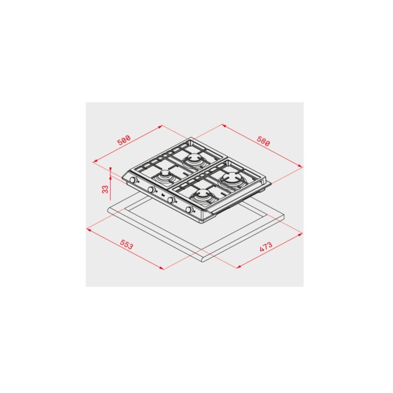 Placa Teka EX 60.1 4G AI AL CI NAT , Man