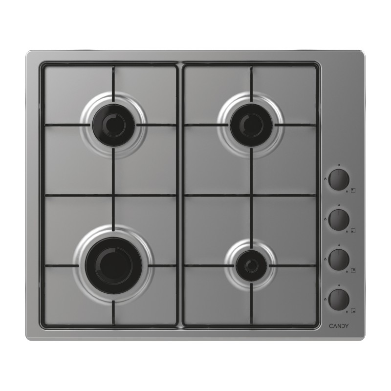 Placa Candy CHW6LBX4U2, Gas, 60cm, 4 fue