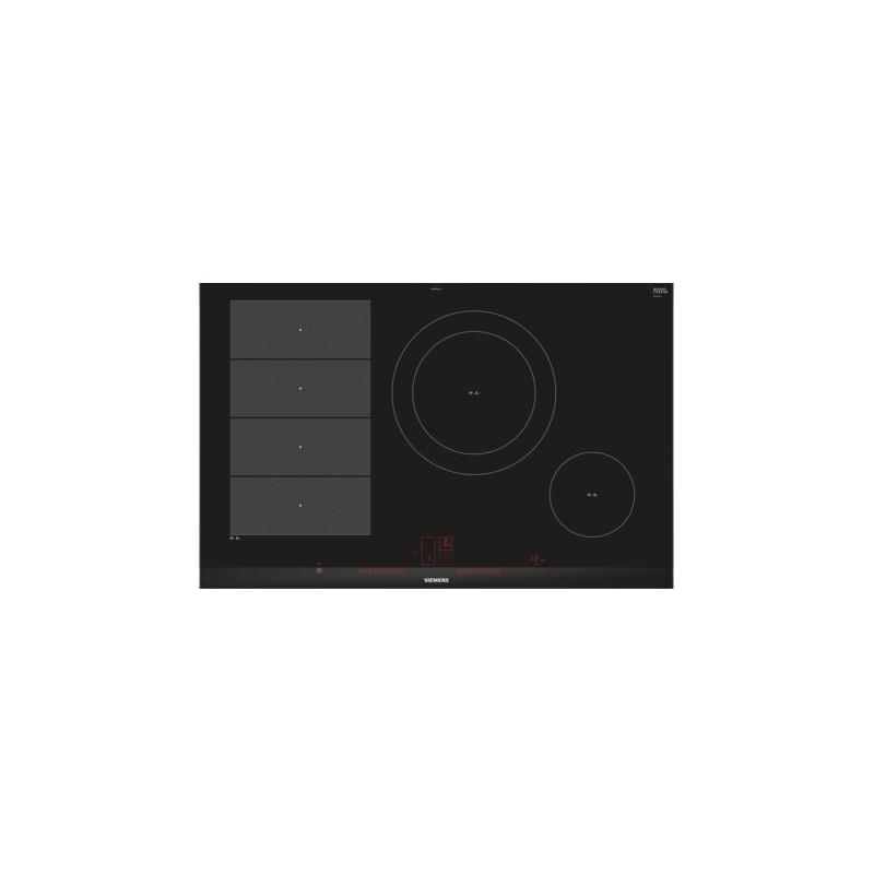 Siemens EX875LEC1E hobs Negro, Acero inoxidable Integrado Con placa de inducción 4 zona(s)