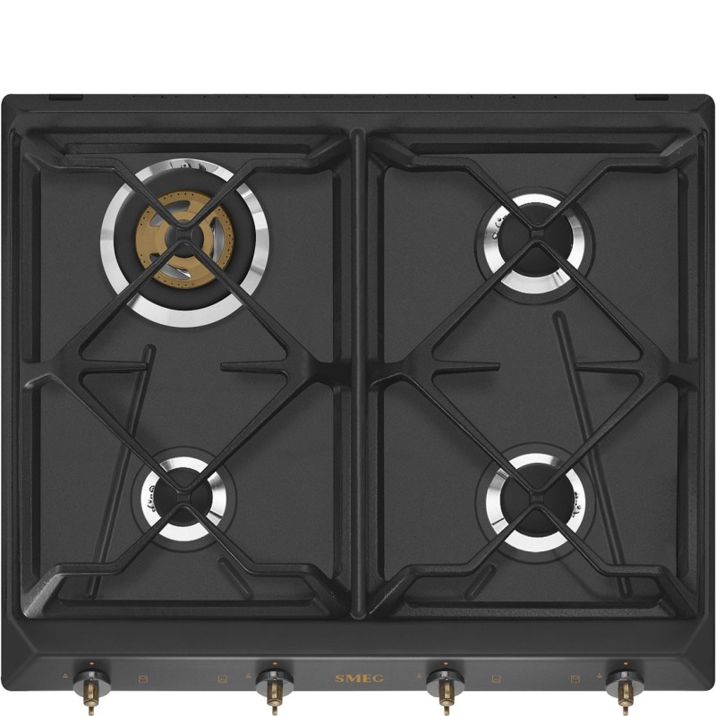 Placa Smeg SRV864AOGH,  de Gas Colonial,