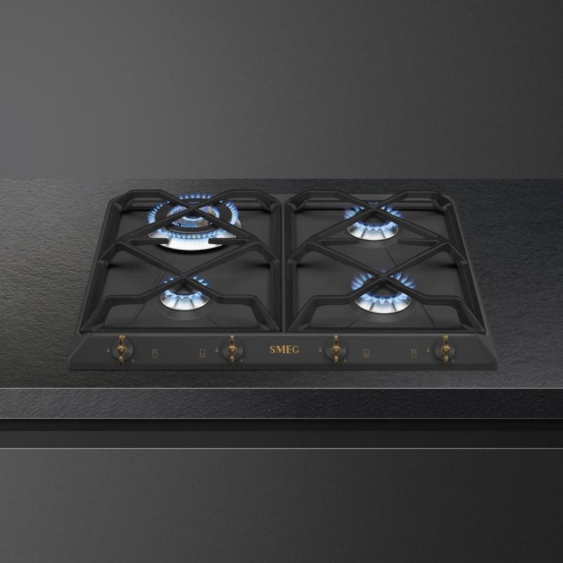 Placa Smeg SRV864AOGH,  de Gas Colonial,