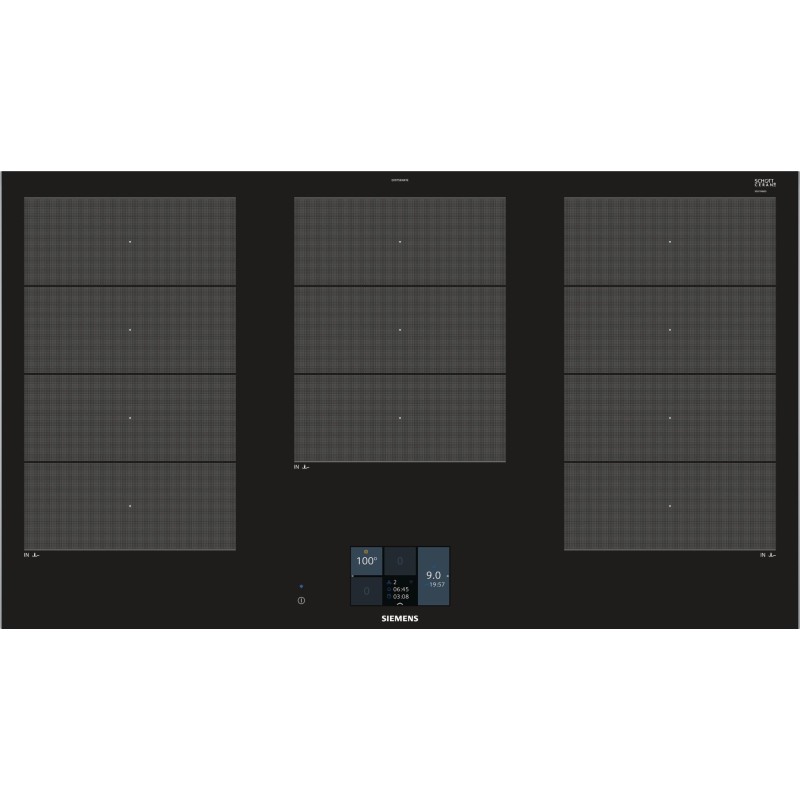 Siemens EX975KXW1E hobs Negro Integrado Con placa de inducción 5 zona(s)