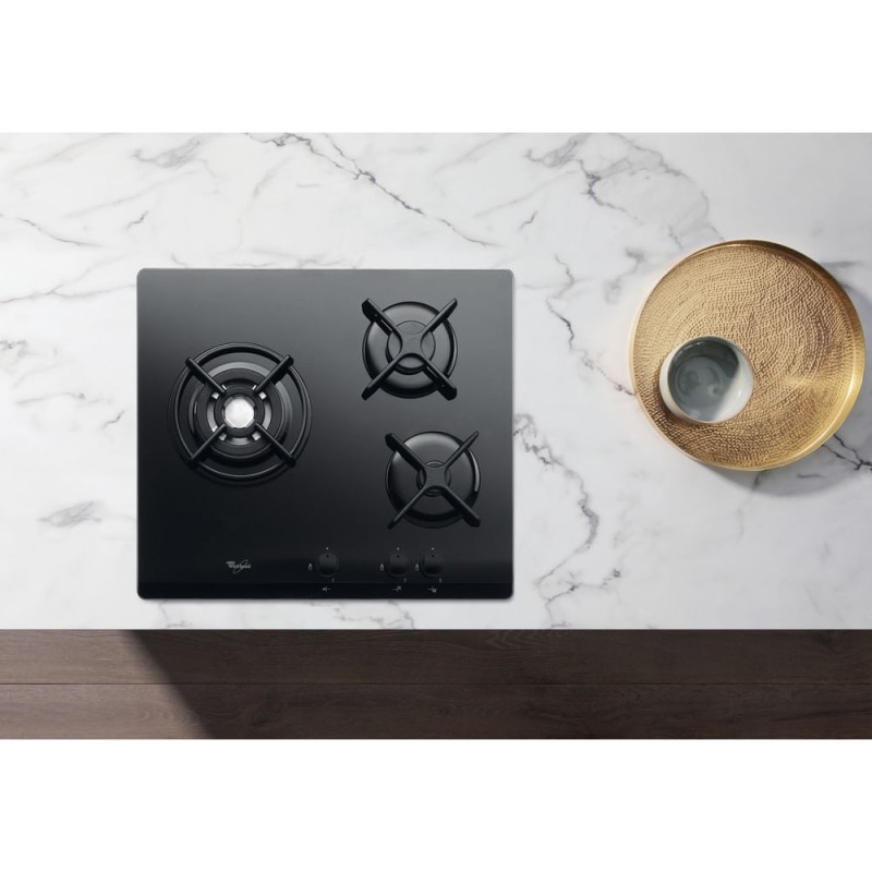 Placa Whirlpool AKT404NB,  CRISTAL GAS -