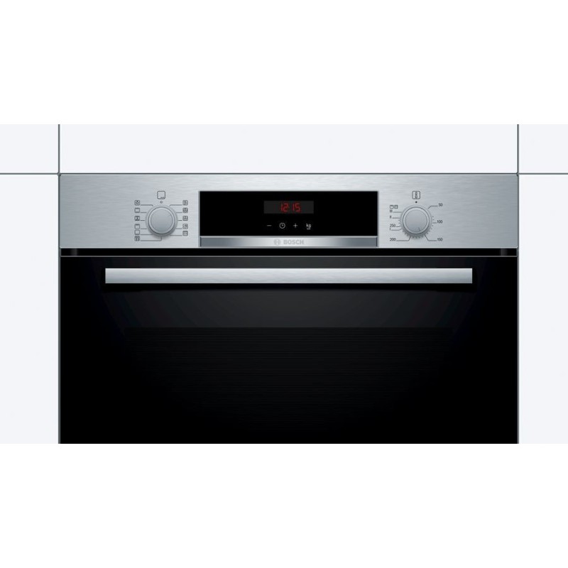 Bosch Serie 4 HBA5740S0 horno 71 L A Negro, Acero inoxidable