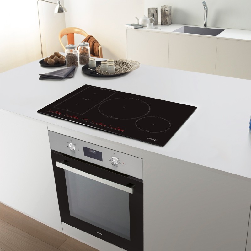 CATA INSB 8021 BK Negro Integrado 80 cm Con placa de inducción 4 zona(s)
