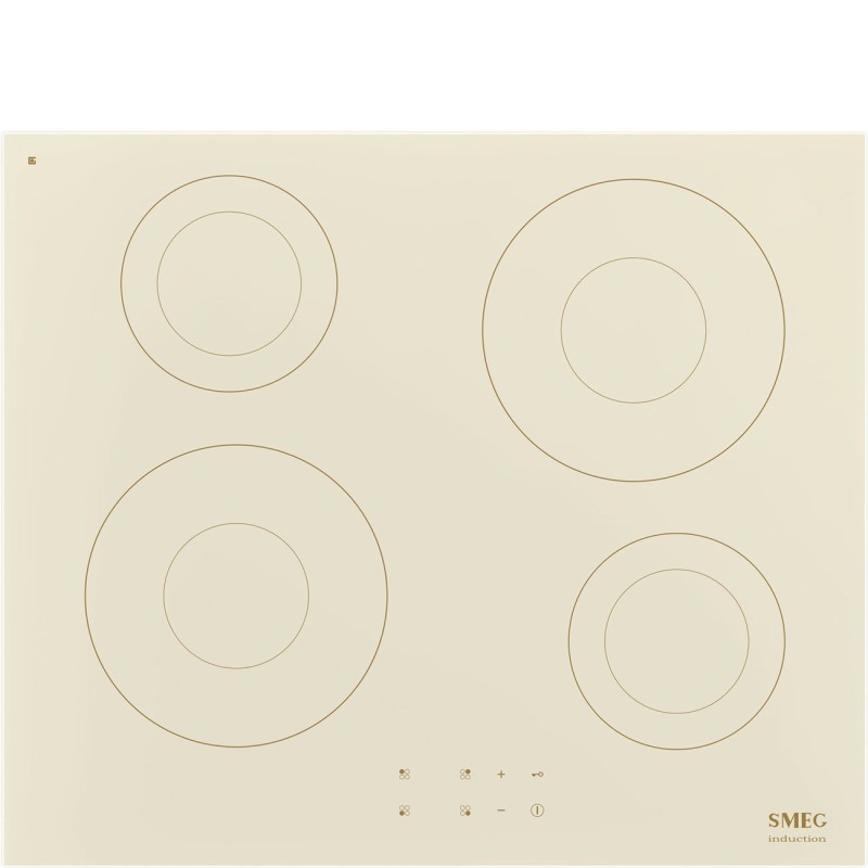 Induccion Smeg SI2641DP,  color Crema, 4