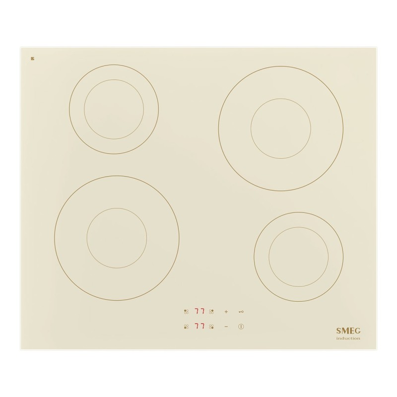 Induccion Smeg SI2641DP,  color Crema, 4