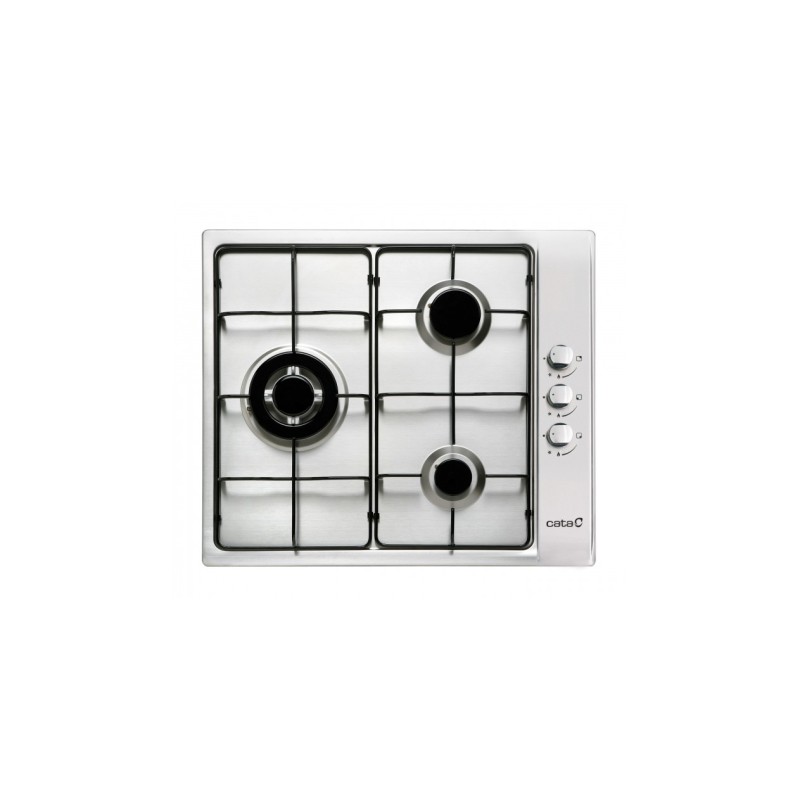 Placa Cata GI-6021 X, 3 quemadores de ga
