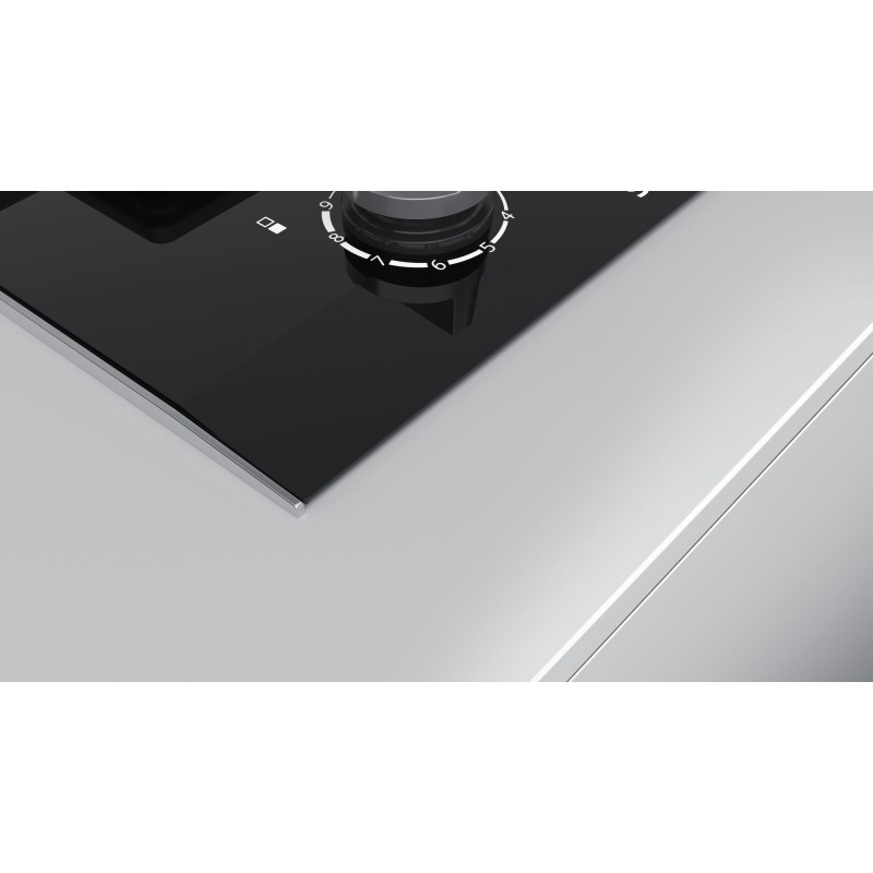 Siemens iQ700 ER3A6BB70 hobs Negro Integrado 30 cm Encimera de gas 2 zona(s)