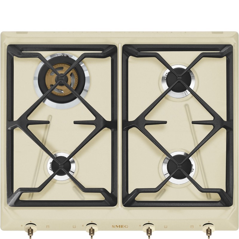 Placa Smeg SRV864POGH,  de Gas Colonial,