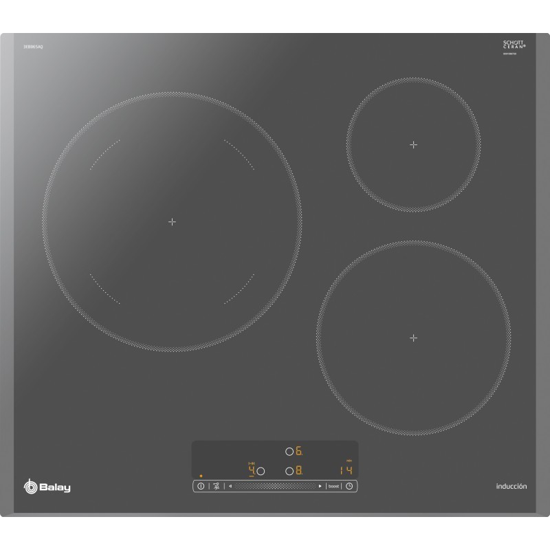 Balay 3EB865AQ hobs Titanio Integrado Con placa de inducción 3 zona(s)
