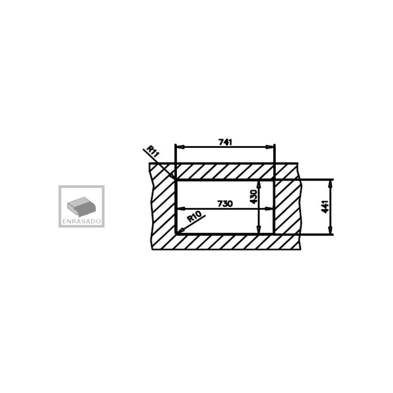 Fregadero Teka FLEXLINEA RS15 2C 740 3½ 