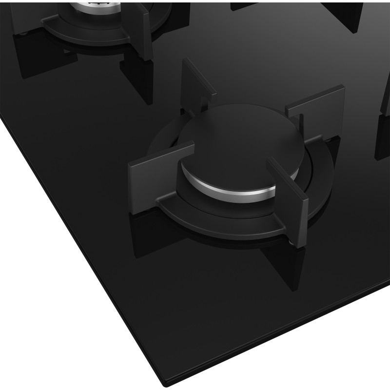 Placa Beko HING64120SB, GAS CRISTAL 65cm