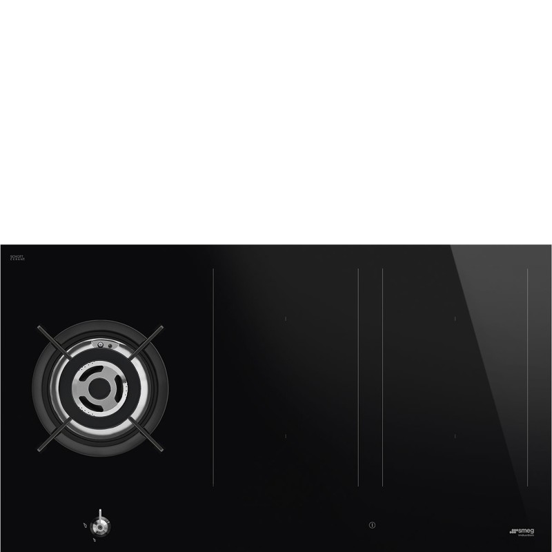 Placa mixta Smeg PM3953D,  Mixto, Estéti