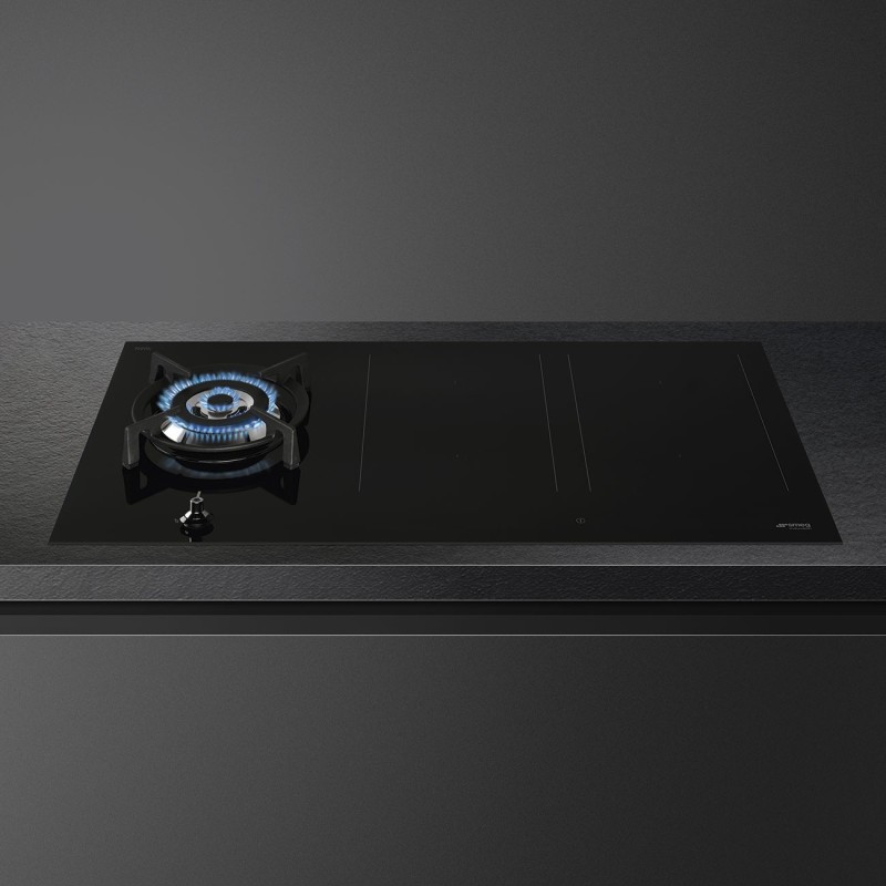 Placa mixta Smeg PM3953D,  Mixto, Estéti