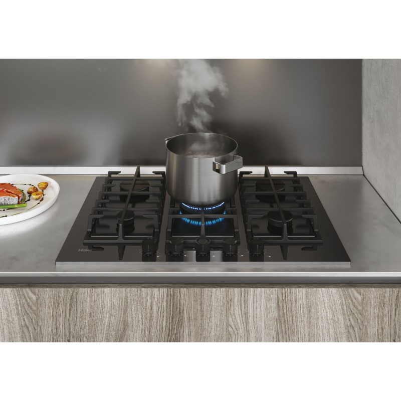 Placa Haier HAVG75S2B, GasCristal Negro 