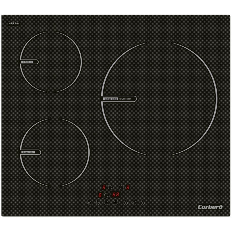 Induccion Corbero CCIG9322, 3 Zonas, Pot
