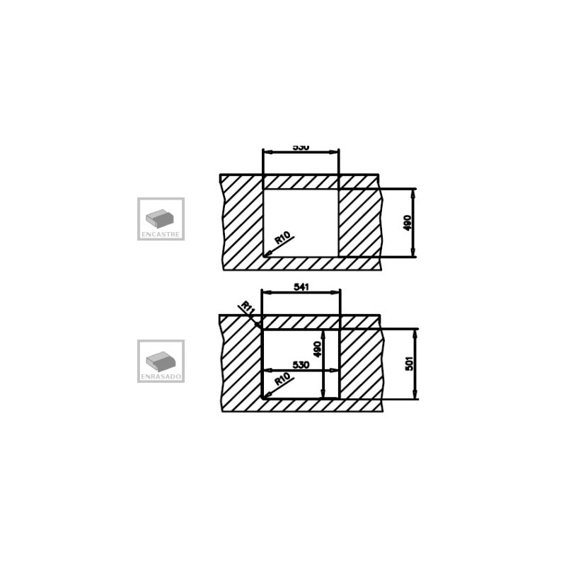 Fregadero Teka FORLINEA RS15 50.40 1 3½ 