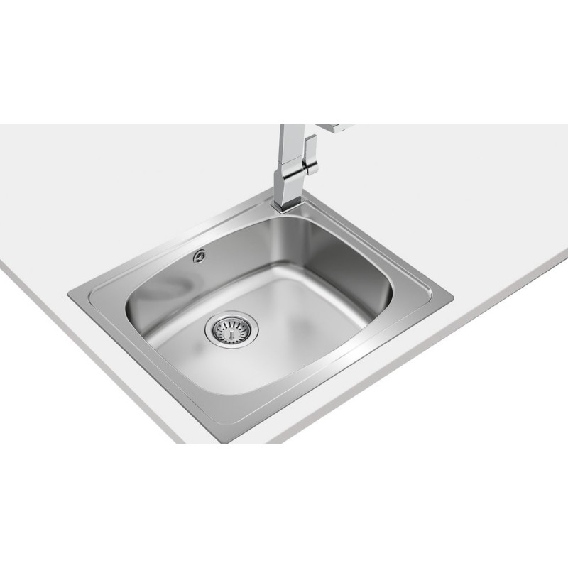 Teka UNIVERSE 60 T-XP 1C Lavabo sobre-encimera Rectangular Acero inoxidable