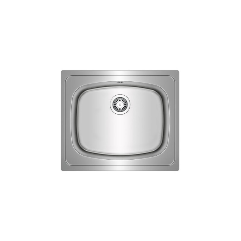 Teka UNIVERSE 60 T-XP 1C Lavabo sobre-encimera Rectangular Acero inoxidable