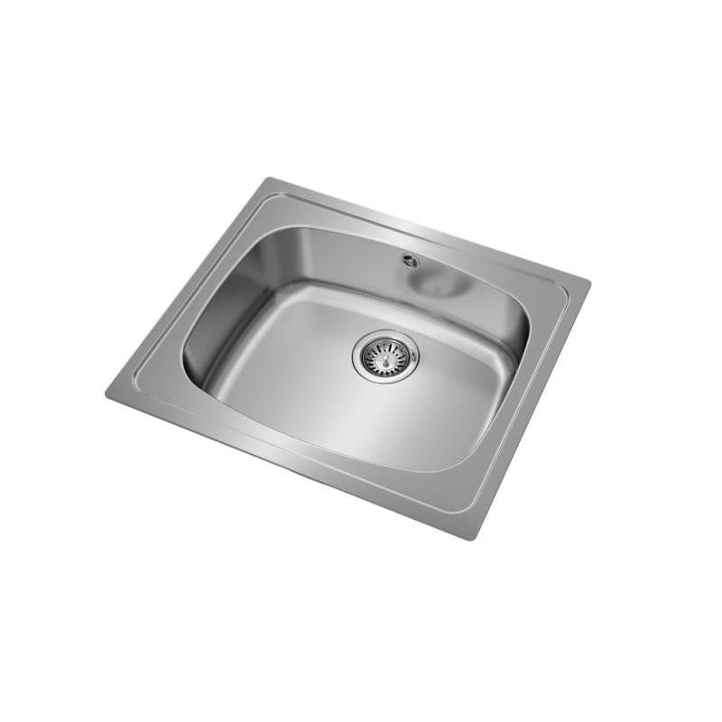 Teka UNIVERSE 60 T-XP 1C Lavabo sobre-encimera Rectangular Acero inoxidable