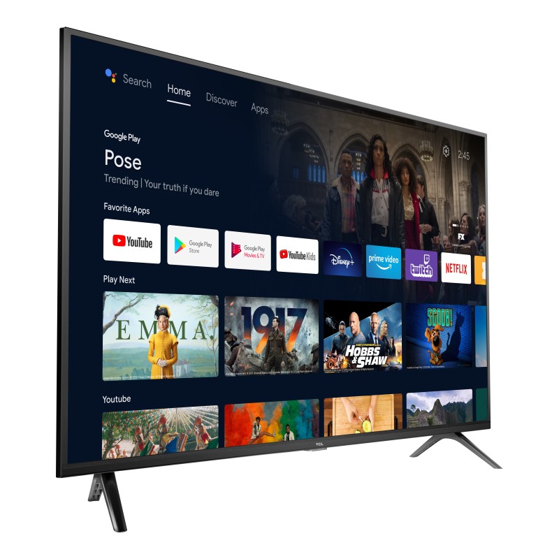 Led TCL 43S5200, 43 " HD HDR TV with Android Tv, t