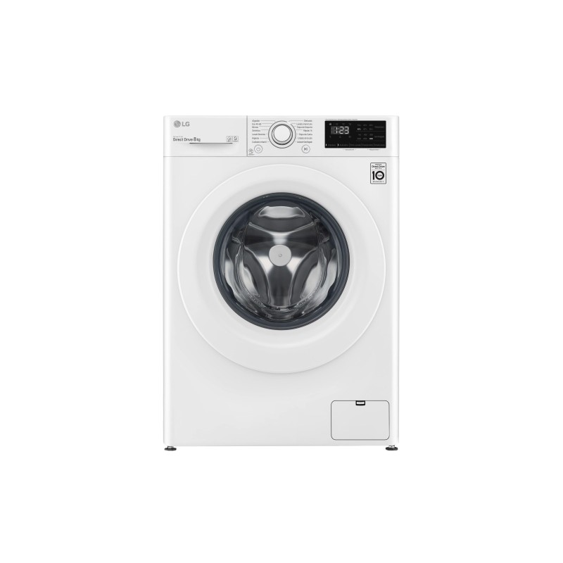 LG F4WV3008N3W lavadora Carga frontal 8 kg 1400 RPM Blanco