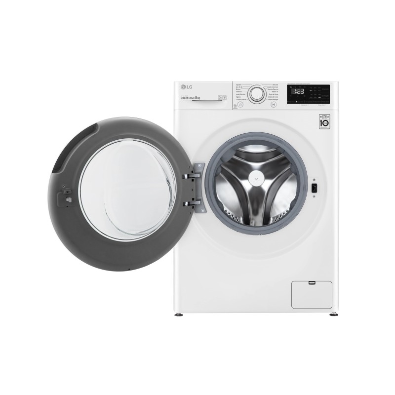 LG F4WV3008N3W lavadora Carga frontal 8 kg 1400 RPM Blanco
