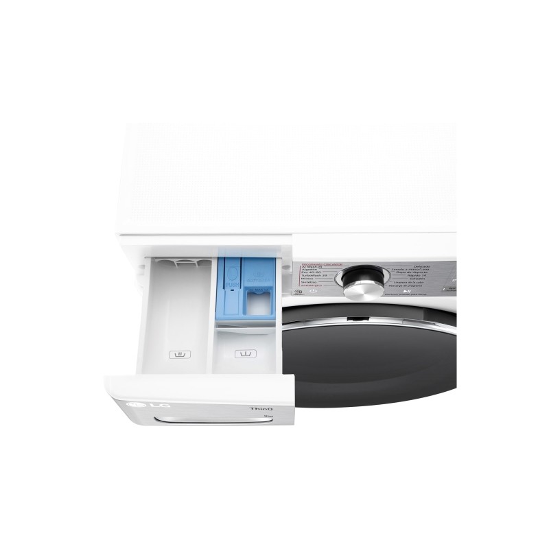 Lavadora LG F4WR9009A2W, 9kg, 1400 Rpm, 