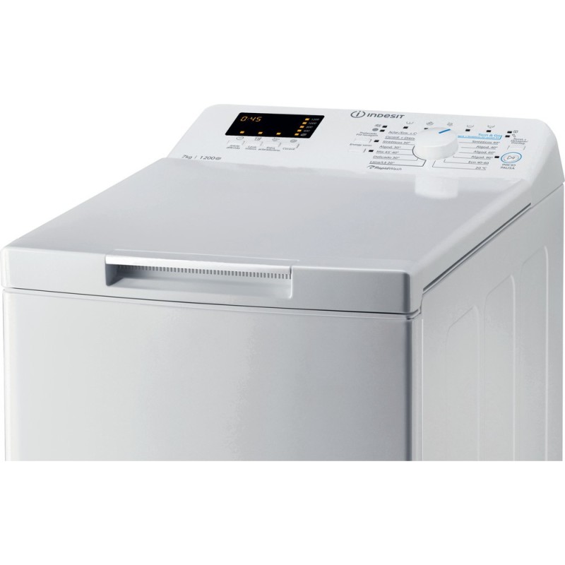 Lavadora Indesit BTWS72200SPN, 7 KG , 12