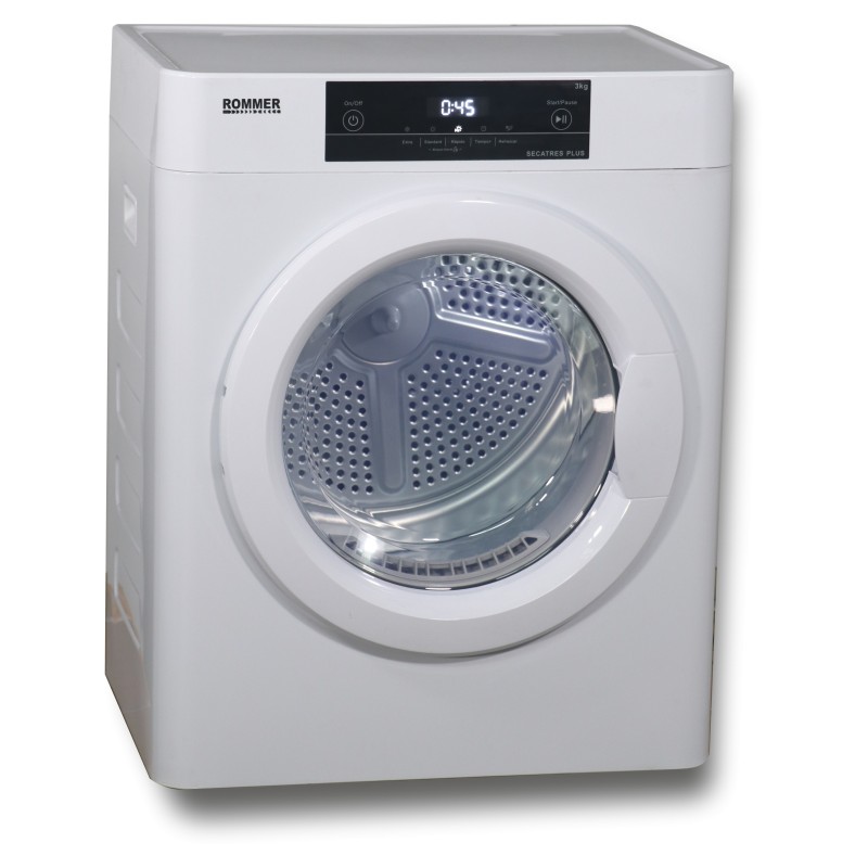 Secadora Rommer SECATRESPLUS, 3Kg, Evacuacion, ElC