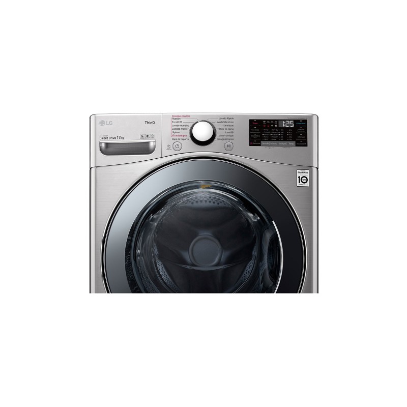 Lavadora LG F1P1CY2T, 17kg, 1100 Rpm, Va