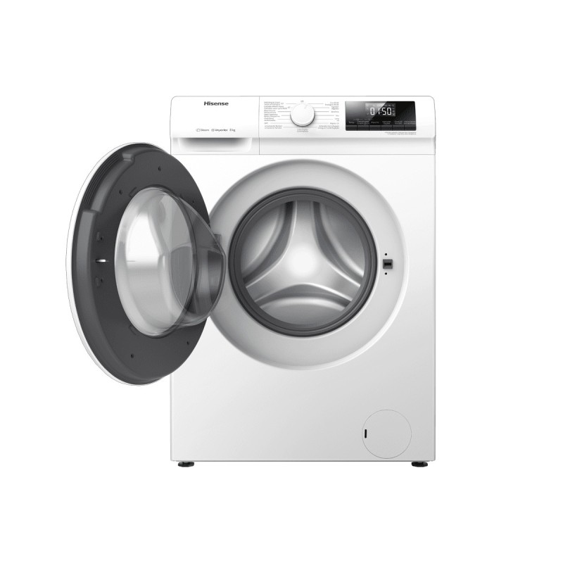 Hisense WFQP801419VM lavadora Carga frontal 8 kg 1400 RPM Blanco